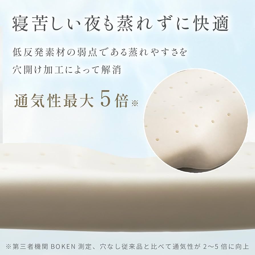 Amazon｜ワールドビジネスサテライトで紹介 ROYALLIFE 二度寝注意枕 低